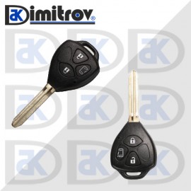 Кутийка ключ 3 бутона Toyota Avensis Corolla RAV4 Yaris